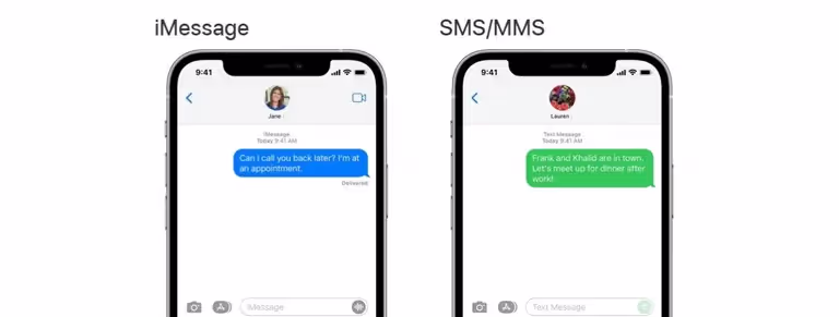 imessage vs sms and mms