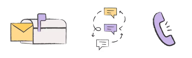 email text and voice