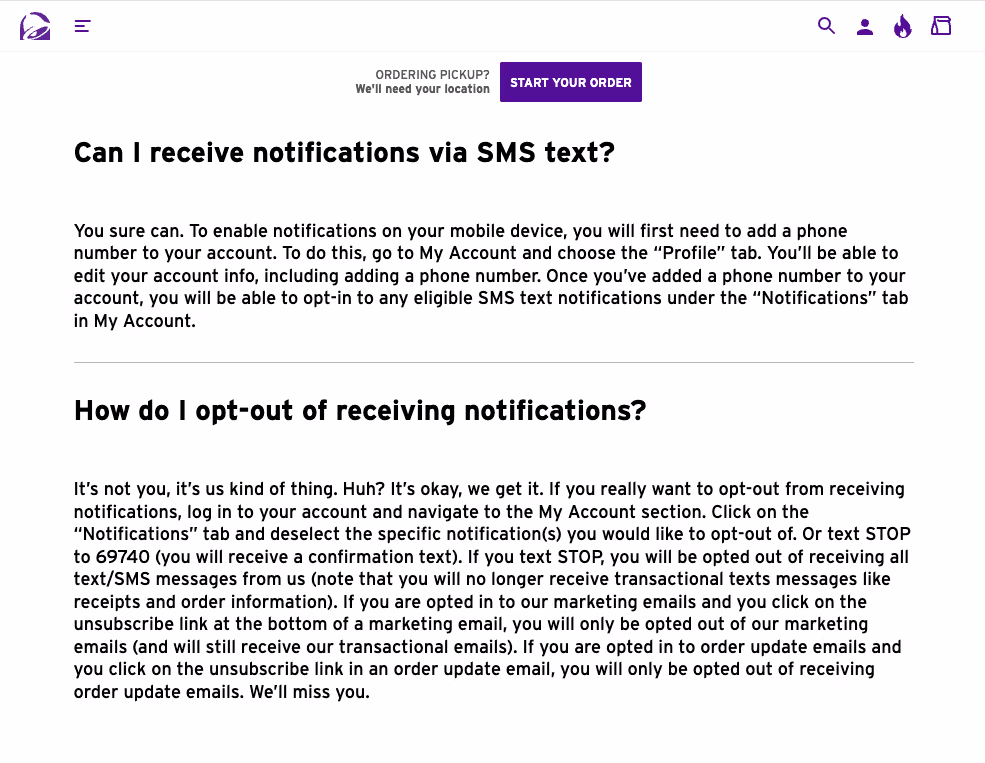 mobile app sms opt-in