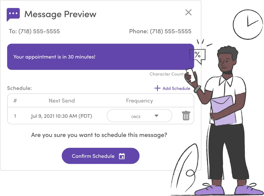 text message scheduling