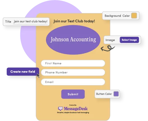 customizable web forms